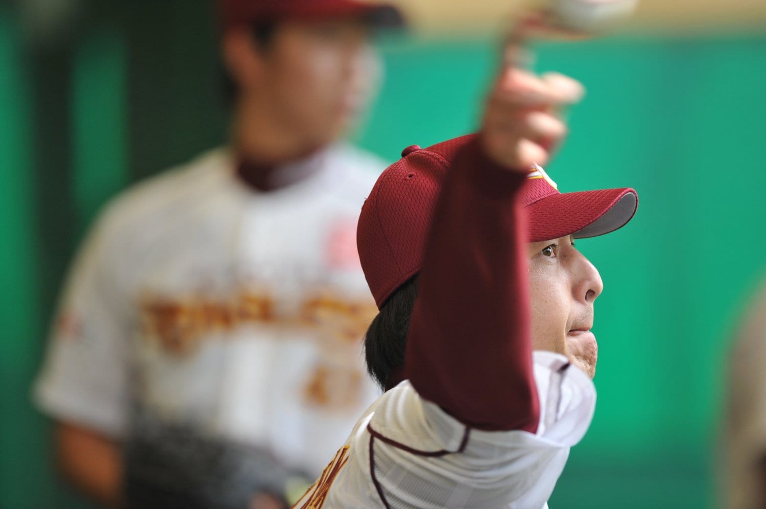 岩隈は現役時代から惜しげもなく若手に自らの技術を伝授した（ｃ）Hideki Sugiyama
