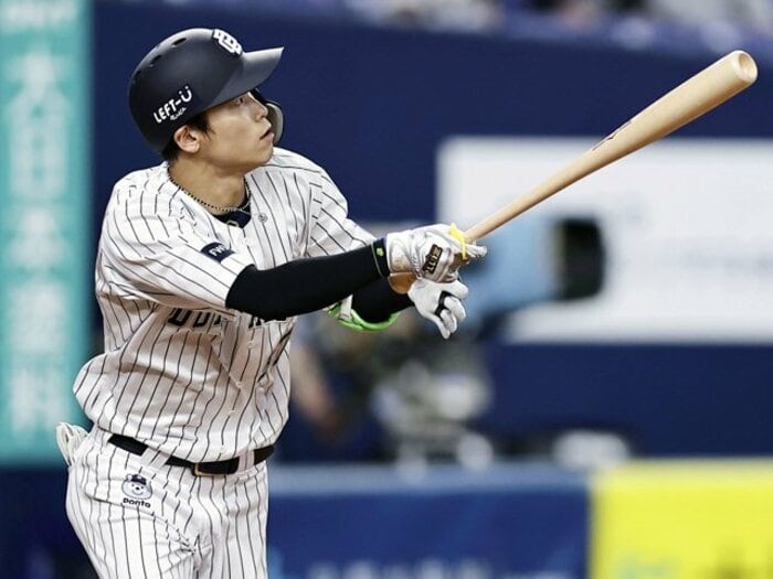 “最後のPL戦士”中川圭太（27歳）が明かす“大阪桐蔭の応援”への特別な想い「打席で聴ける日がくるなんて…」高3夏の熱い記憶とは？＜Number Web＞ photograph by  KYODO