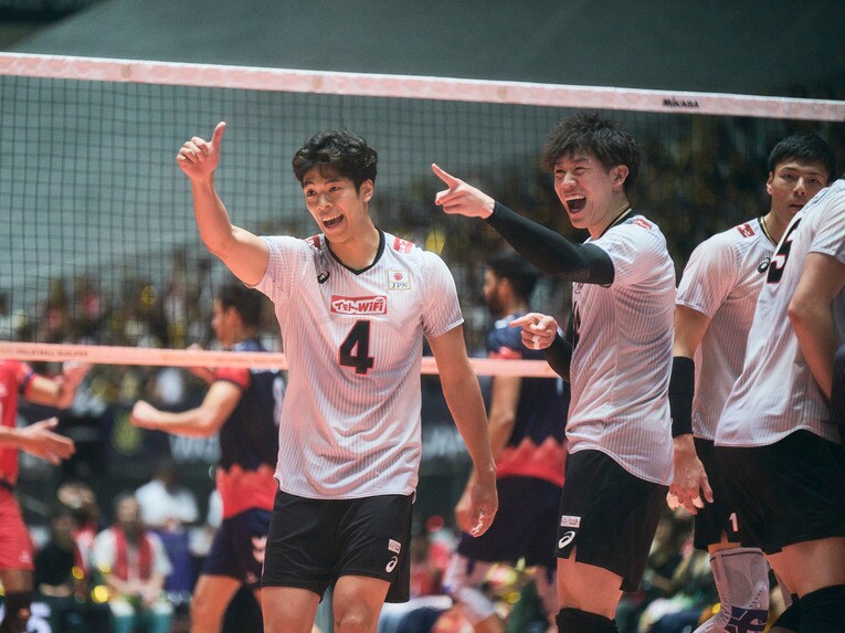 ブラン監督の信頼も厚い宮浦（左）　©︎Yuki Suenaga