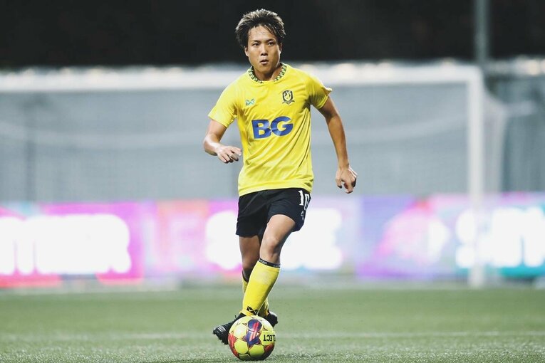 タンピネス・ローバーズFCでプレーする仲村京雅　©︎Ayumu Nagami