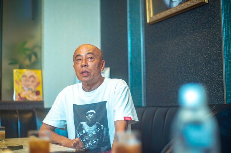 取材は熊本にある『らっきょの小部屋Ⅱ』で行われた　©Takuya Sugiyama