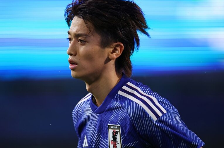 アジア大会での西川潤。サガン鳥栖で得た力を、パリ五輪を目指す日本代表として発揮する機会を増やせるか ／ photograph by Naoki Morita/AFLO