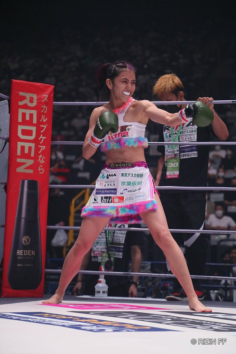 ぱんちゃん璃奈は百花と対戦　©RIZIN FF