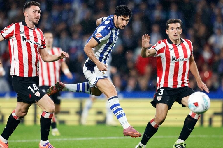 見事なゴールで貢献のゲデス　©Daisuke Nakashima