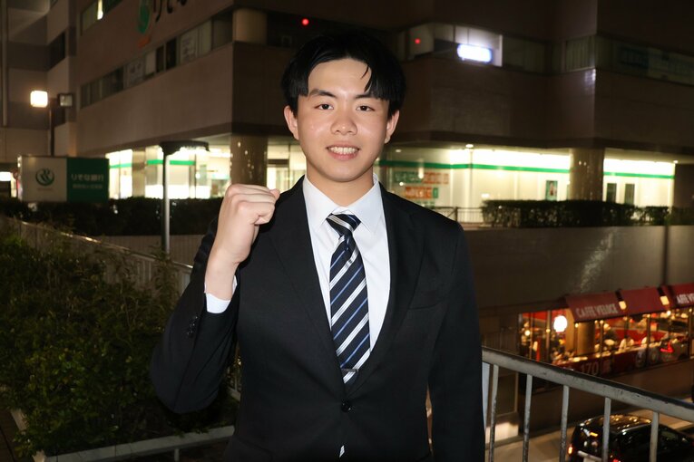 今春、東大に合格を果たした李。合格発表の直後の3月中旬に話を聞いた　©Yu Takagi