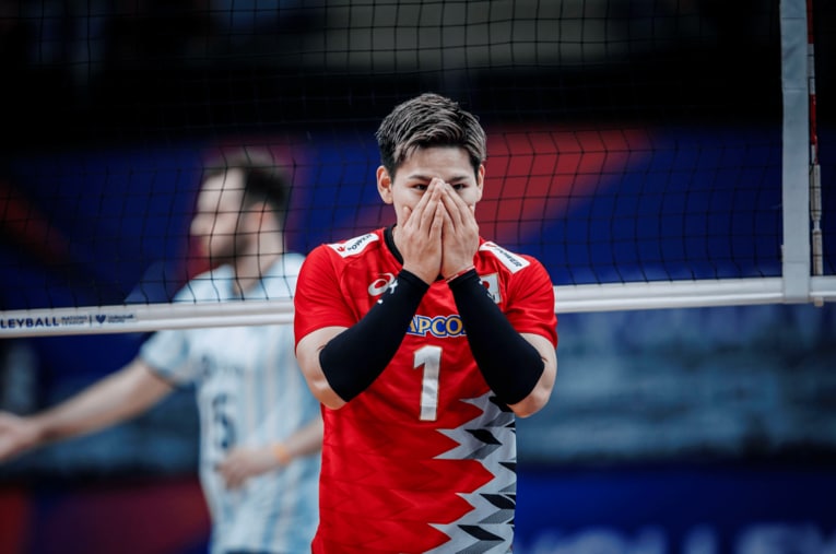 西田有志（VNLアルゼンチン戦）©︎Volleyball World
