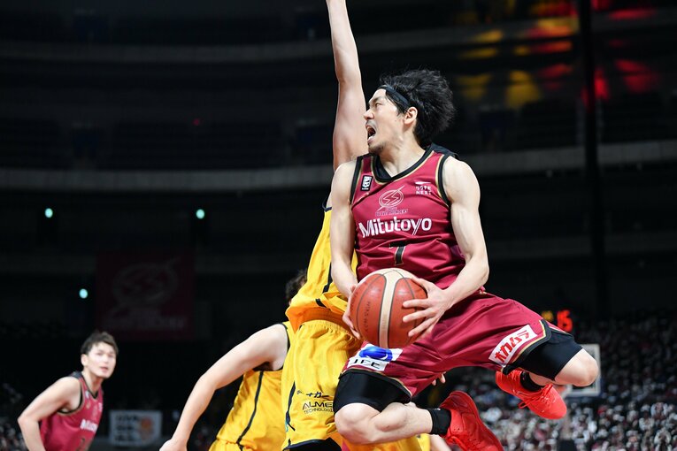 Bリーグ開幕以降で初のタイトル獲得に「やっと届いた」と語った篠山