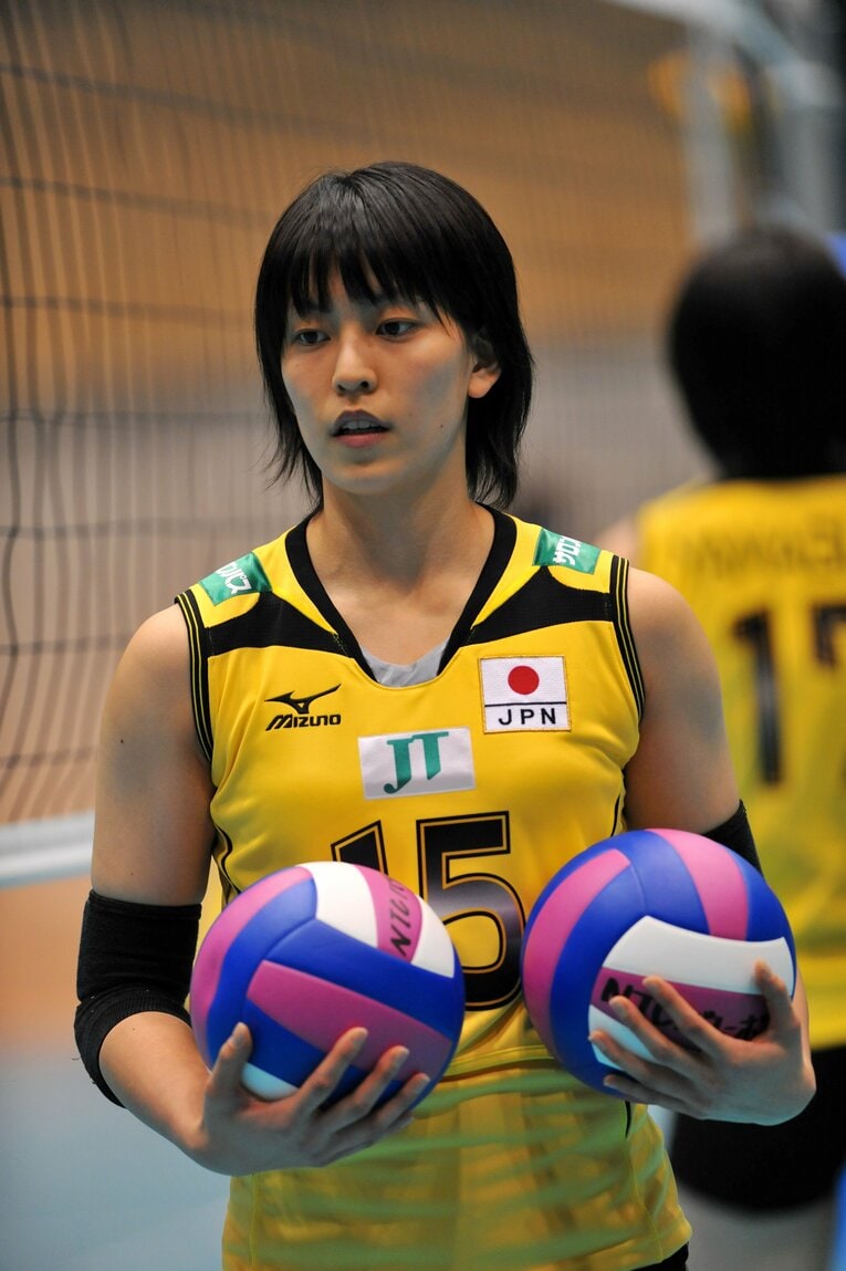 2009年に日本代表に選ばれ、グランチャンバレーでの公開練習の様子（当時20歳）　©︎Jun Tsukida/AFLO SPORT