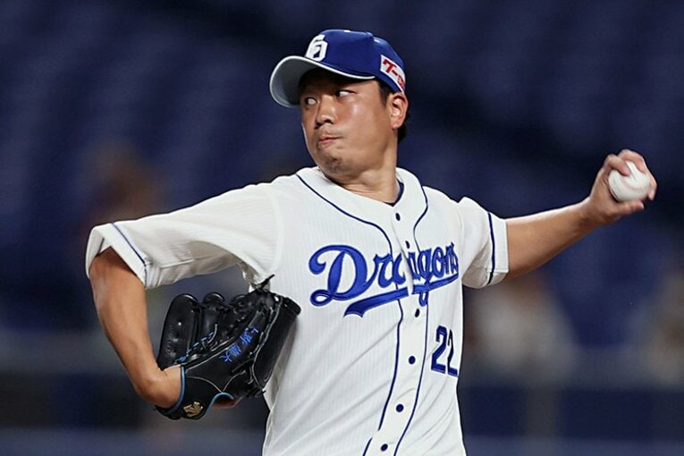 大野雄大(c)JIJI PRESS