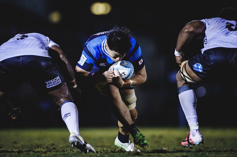 難敵フィジーを相手に劇的な逆転勝利を収めたフィジー戦　©Kiichi Matsumoto