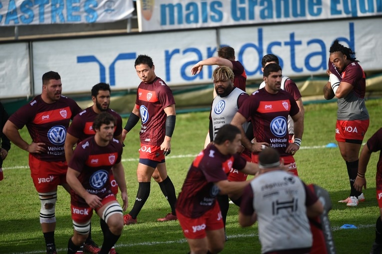 世界最高峰の選手たちが集うTOP14のトゥーロンでプレーした　©︎PRESSE SPORTS/AFLO