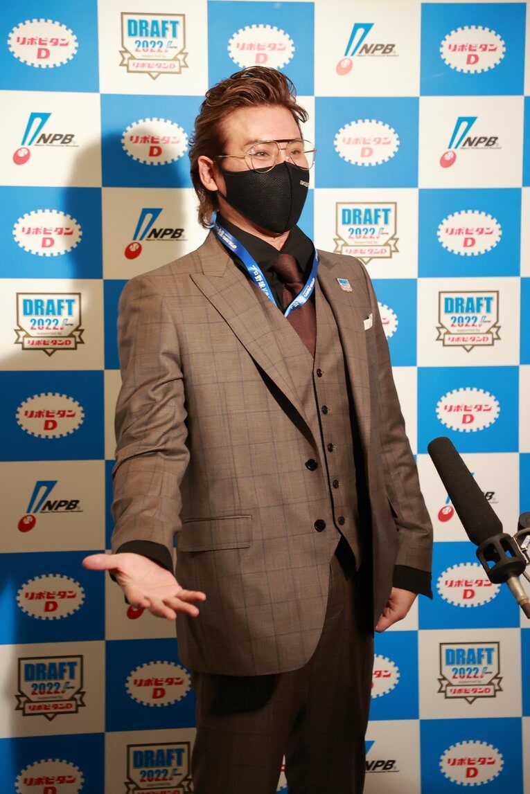 2022年ドラフト会議／矢澤の起用法が注目される日本ハム・新庄剛志監督　©︎JMPA