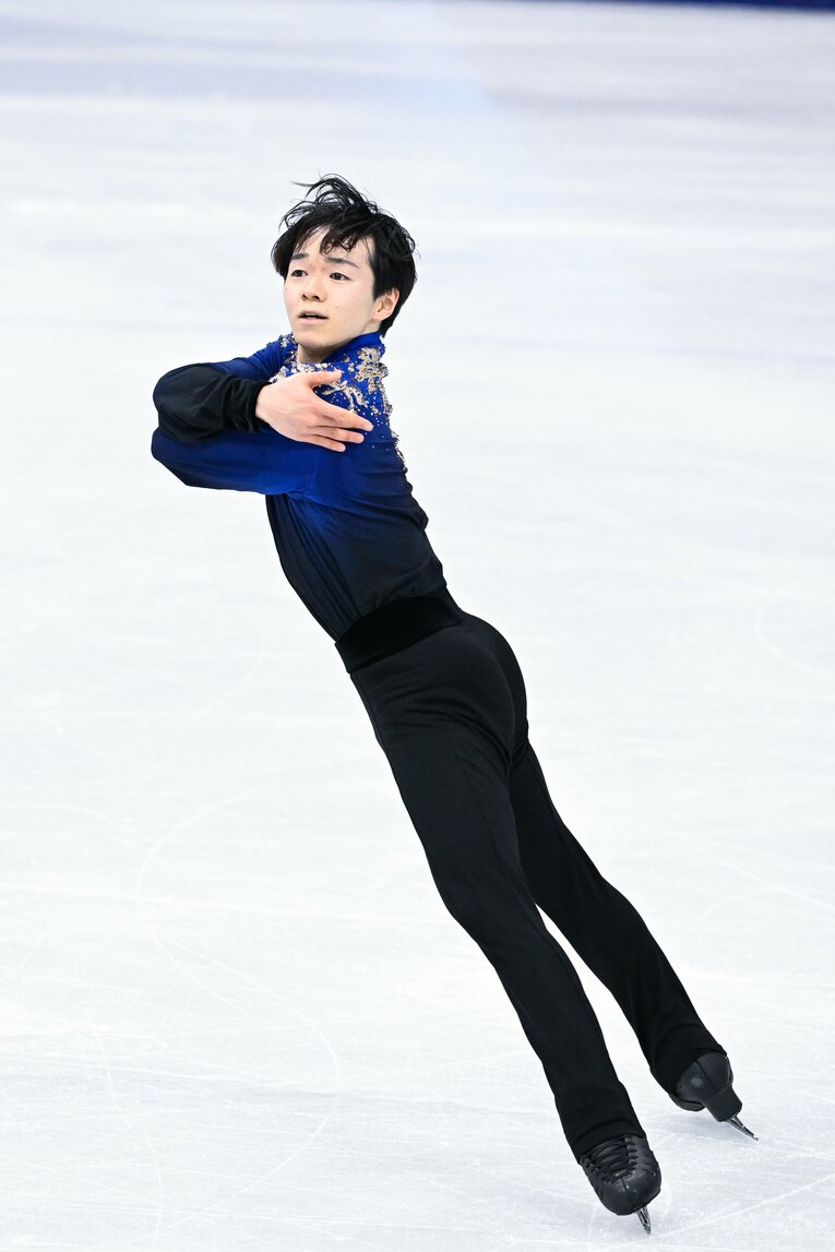 マリニンがまさかの敗戦となった男子フリー【スワイプするとそのほかの写真もご覧になれます】　©Asami Enomoto／JMPA