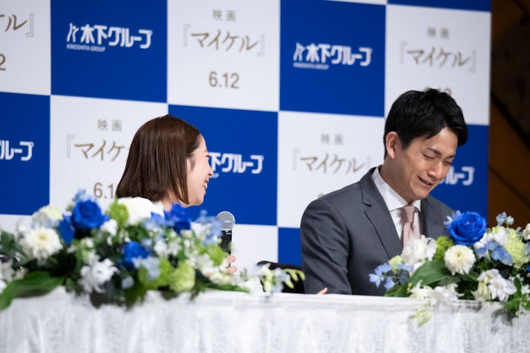 りくりゅう引退会見の様子【スワイプするとそのほかの写真もご覧になれます】　©Asami Enomoto