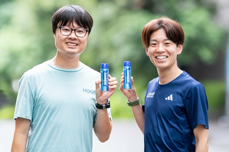 《山の神対談》「やっぱり“タイパ”がいい！」箱根の名ランナー、柏原竜二と神野大地が語る「エアー®サロンパス®」×コンディショニング術(1) ／ photograph by Nanae Suzuki