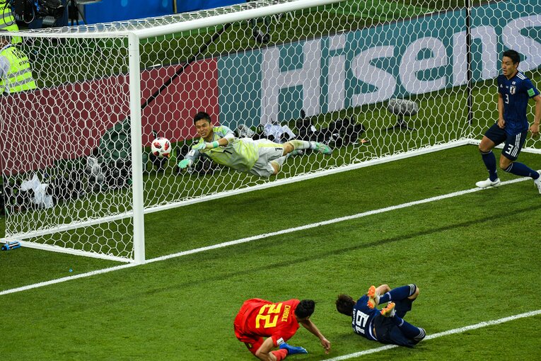 ロシアW杯ベルギー戦　©Takuya Sugiyama/JMPA