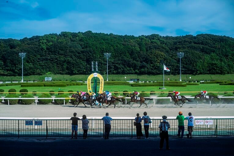 佐賀競馬場の様子　©Takuya Sugiyama