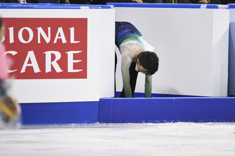 2017年2月、四大陸選手権のフリー　©Asami Enomoto