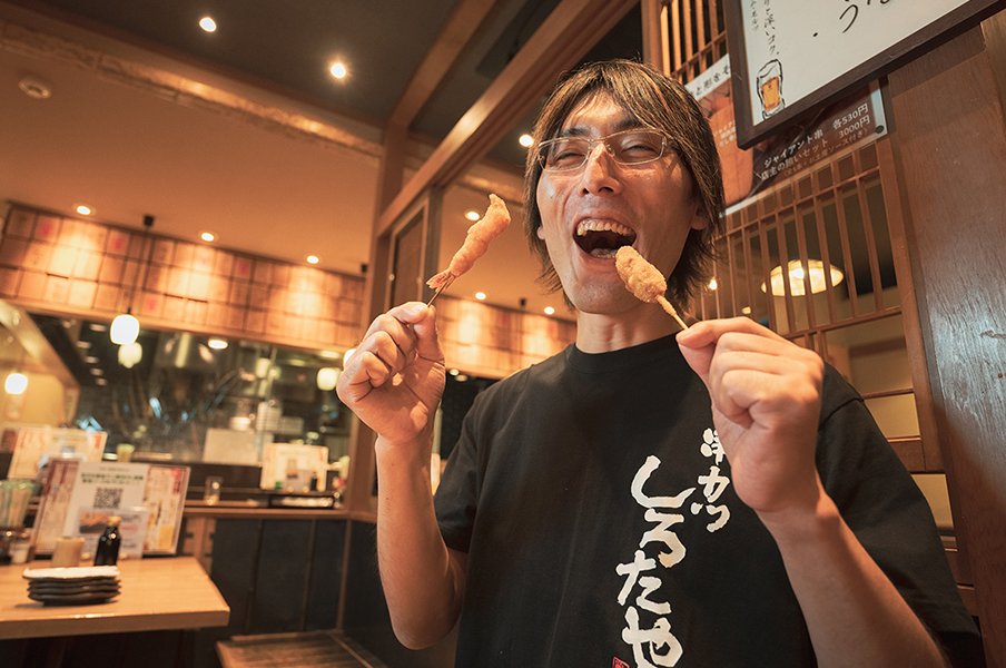 身長195センチ、体重95キロ…“史上最強のフードファイター”ジャイアント白田43歳が「大食いは才能8割、努力2割」と語る納得の理由<Number Web> photograph by Shiro Miyake