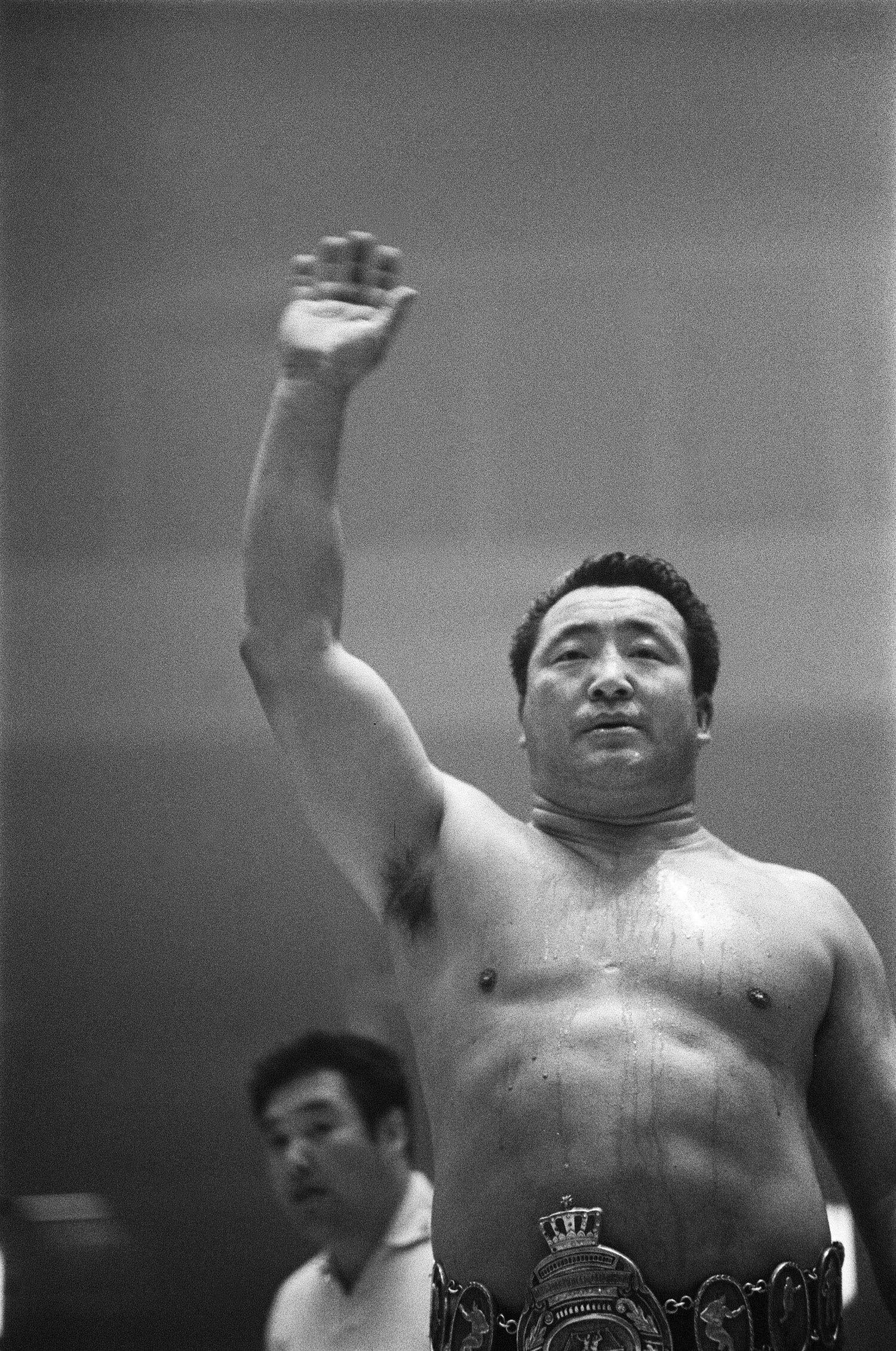 “日本プロレスの父”力道山(1957年撮影) ©JIJI PRESS