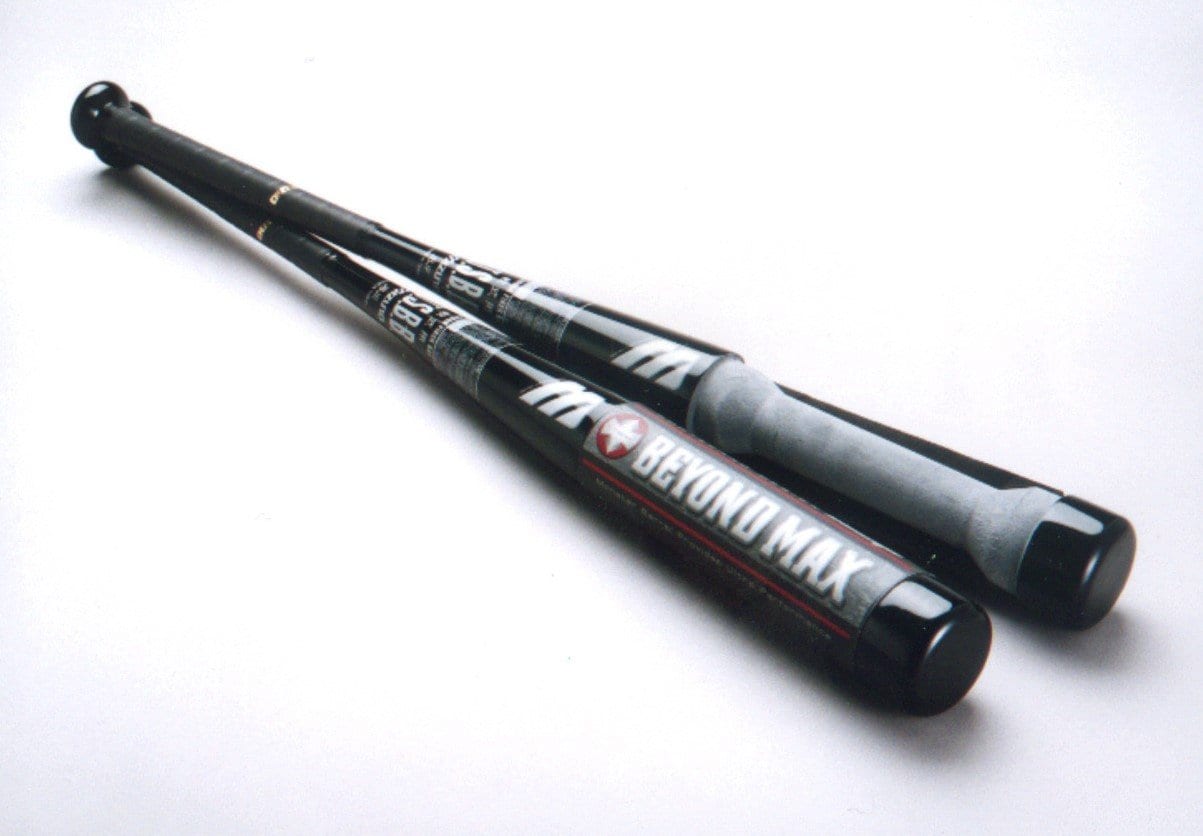 2002年当時の「ビヨンドマックス」。ヘッド部に柔らかい素材を使用し、打球の飛距離を伸ばした ©KYODO