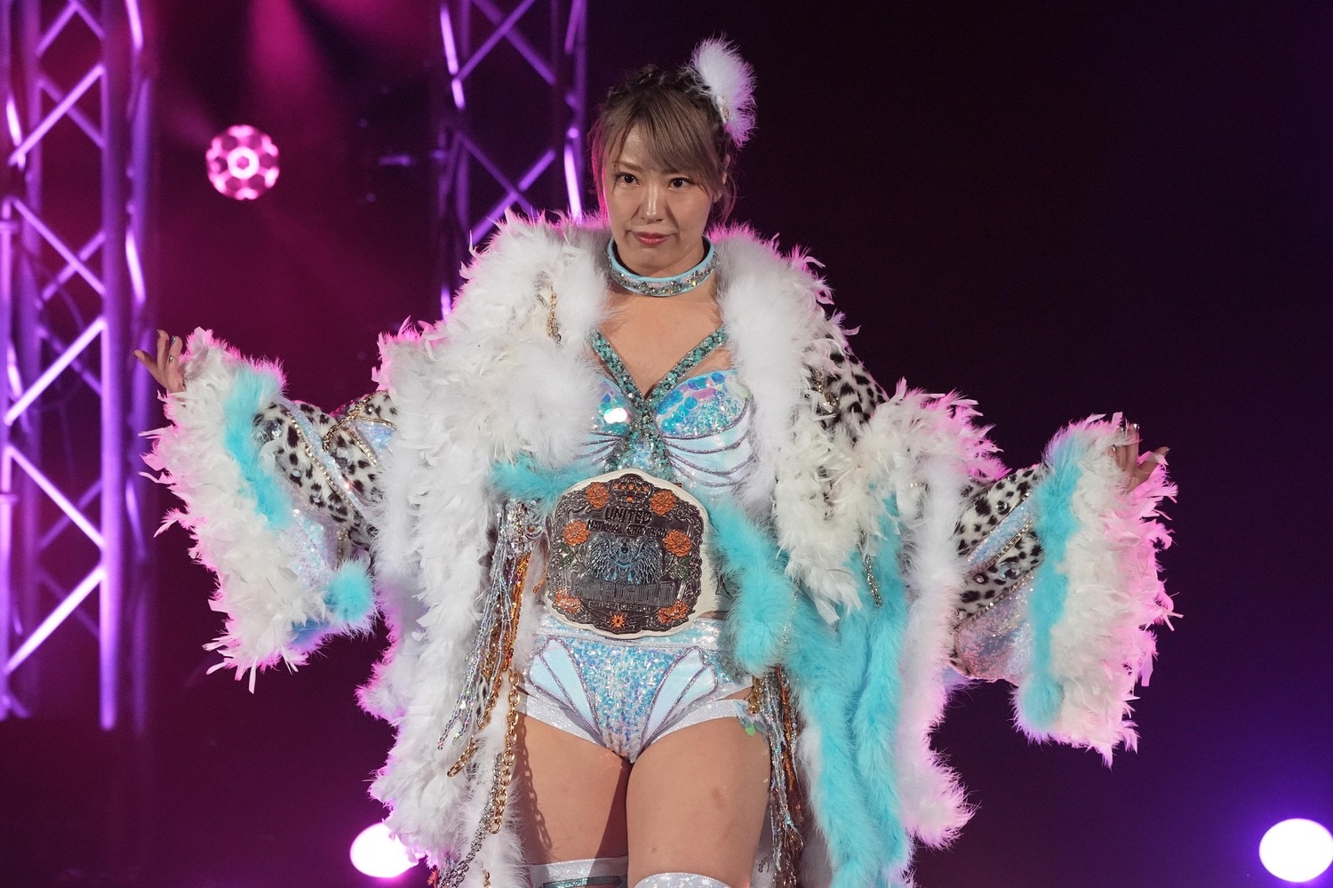 マリーゴールド・UN王者の桜井麻衣　©Essei Hara