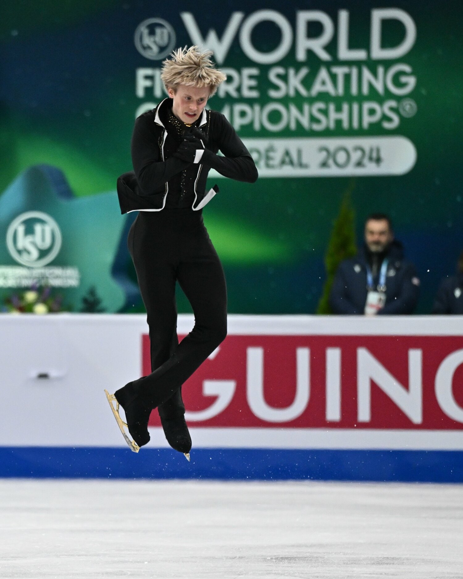 フリーでは4回転アクセルを含む6本の4回転成功という衝撃の演技をみせたマリニン　©︎Getty Images