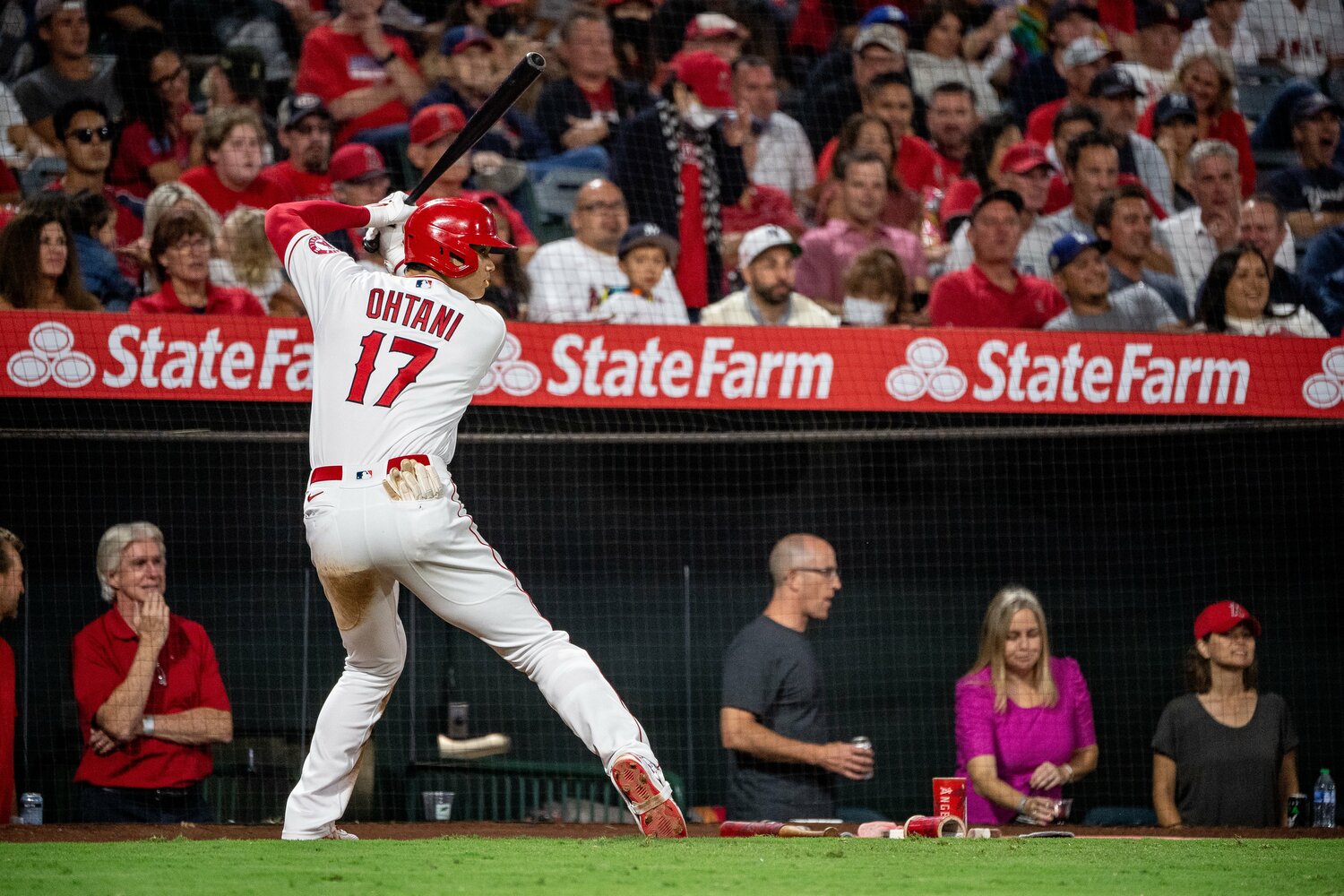 二刀流でシーズンを完走し、リーグMVPに輝いた大谷翔平　©Nanae Suzuki