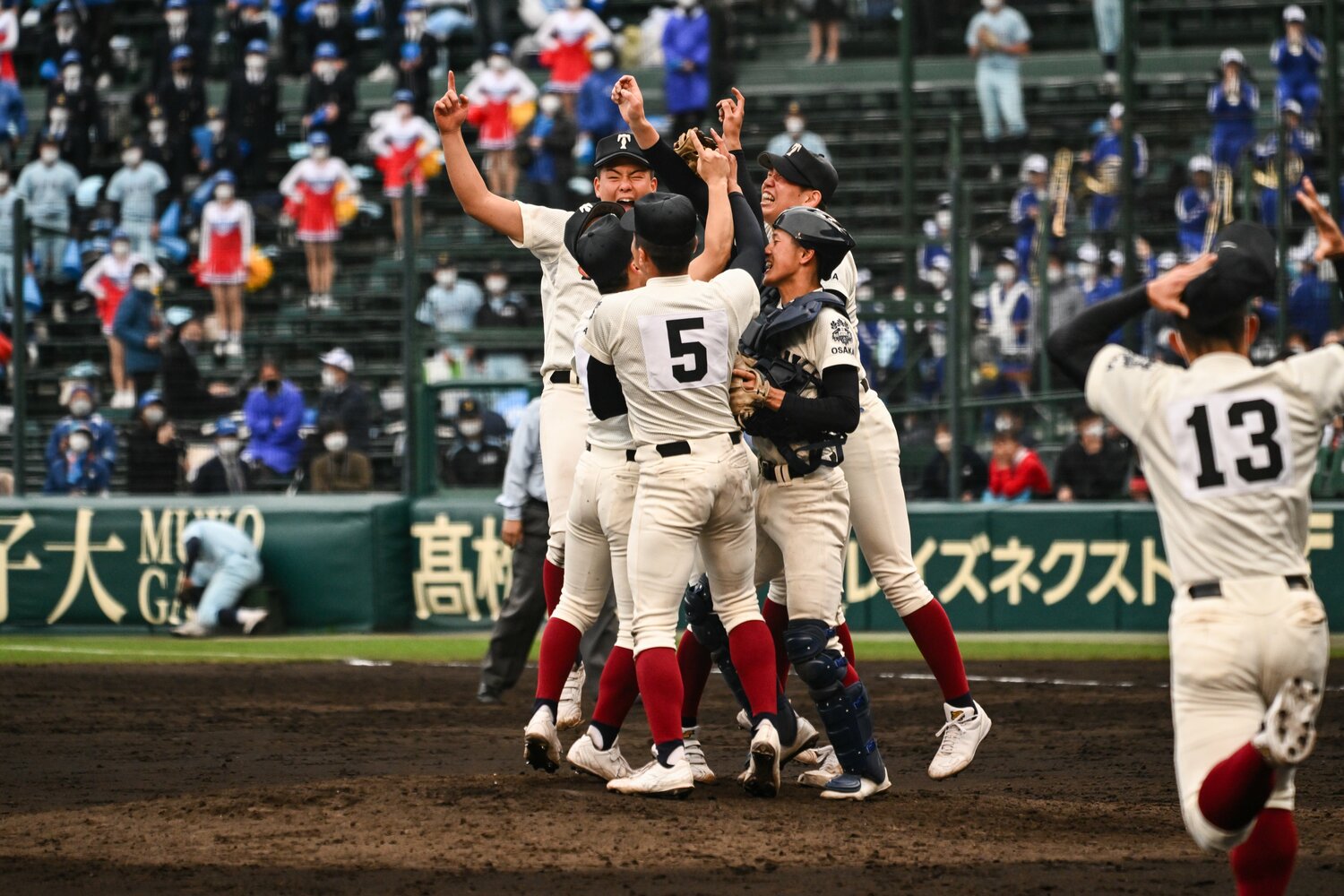 昨春のセンバツ甲子園では決勝で近江（滋賀）を破り優勝　©Nanae Suzuki