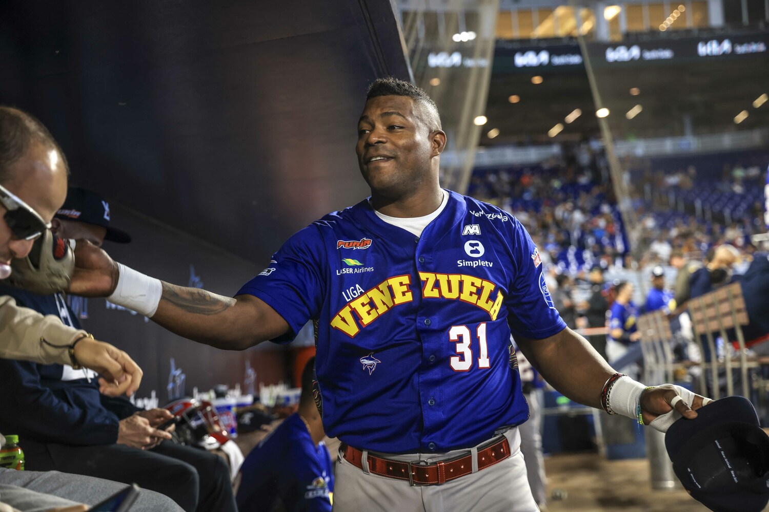 2024年カリビアンシリーズでベネズエラ代表に選出されたプイグ。現在はメキシカンリーグのベラクルスでプレー  ©︎Getty Images