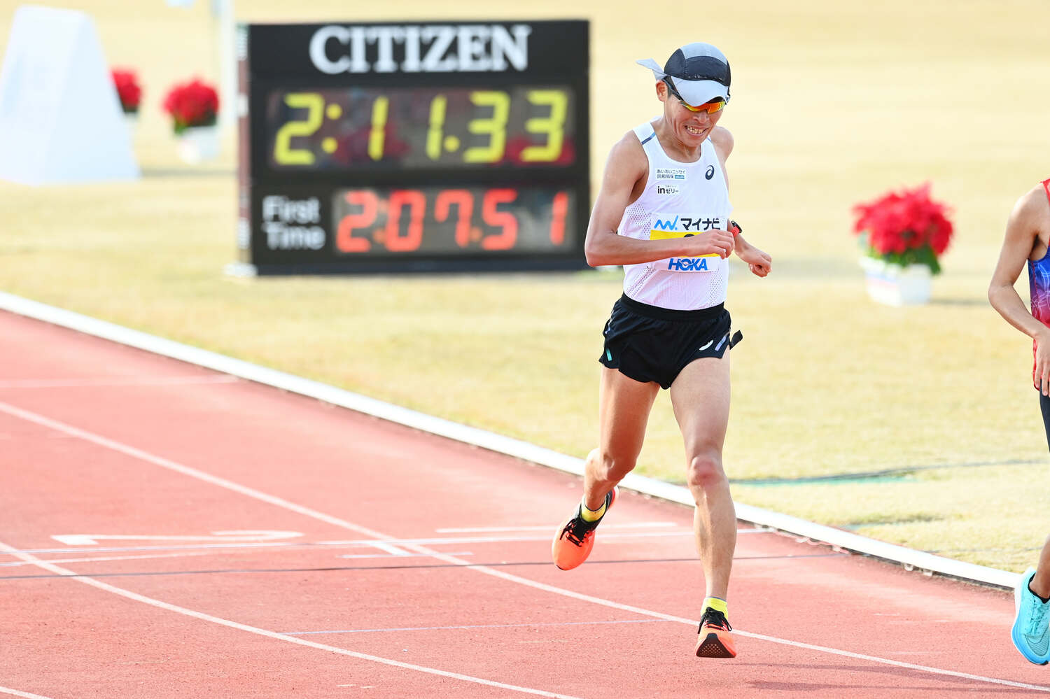 自己ベスト更新を目指して出場した福岡国際マラソンでは、まさかのワースト記録に終わった川内　©AFLO