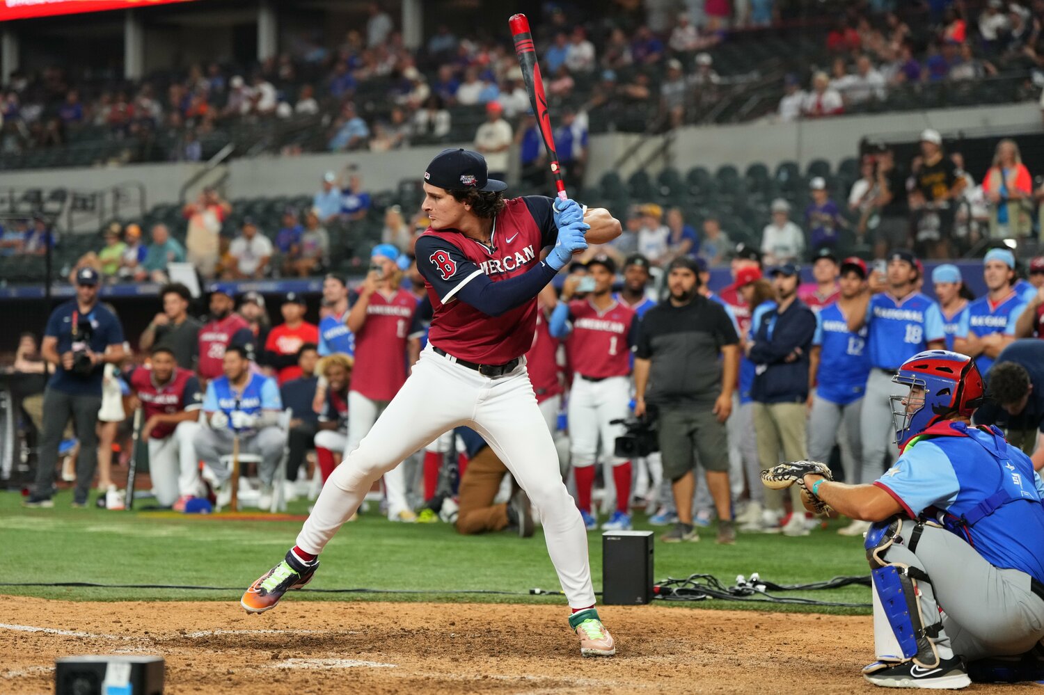 マイナーリーグの有望な選手による「Futures Skills Showcase」で観客から大声援を浴びたローマン・アンソニー(20歳) ©︎Getty Images