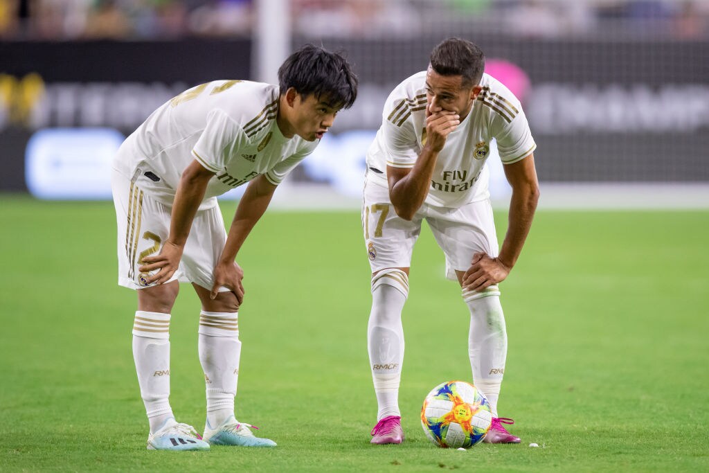 2019年夏の久保とルーカス・バスケス ©Getty Images