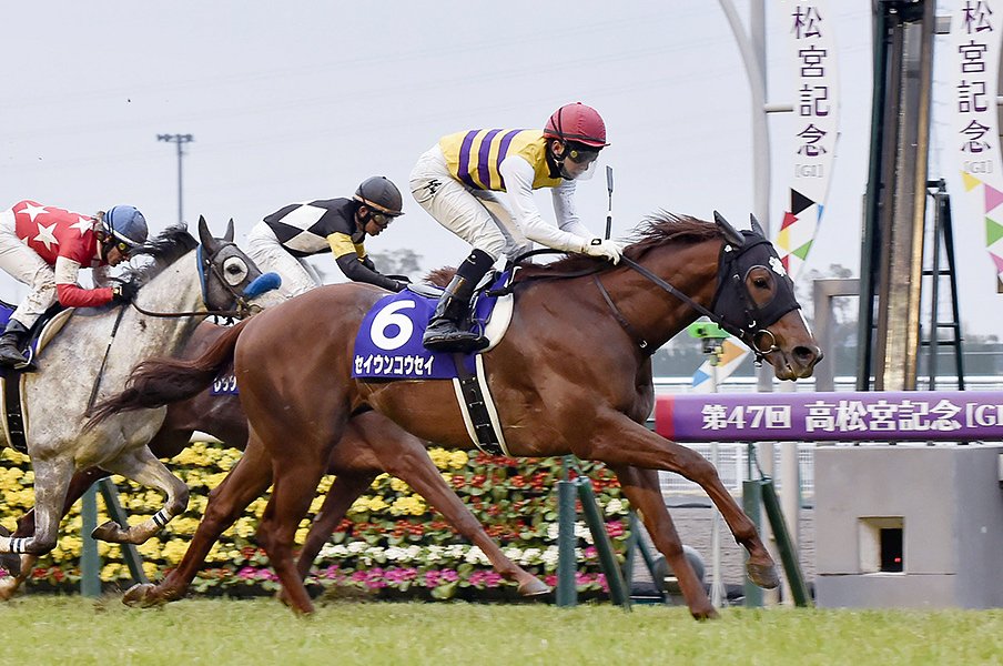 高松宮記念、昨年王者は“正騎手”と。セイウンコウセイと松田大作の物語。＜Number Web＞ photograph by Kyodo News