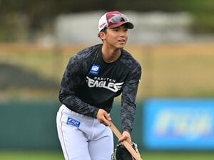 プロ野球人気のカギを握る、23歳のスター候補とは？（写真は楽天・宗山塁）