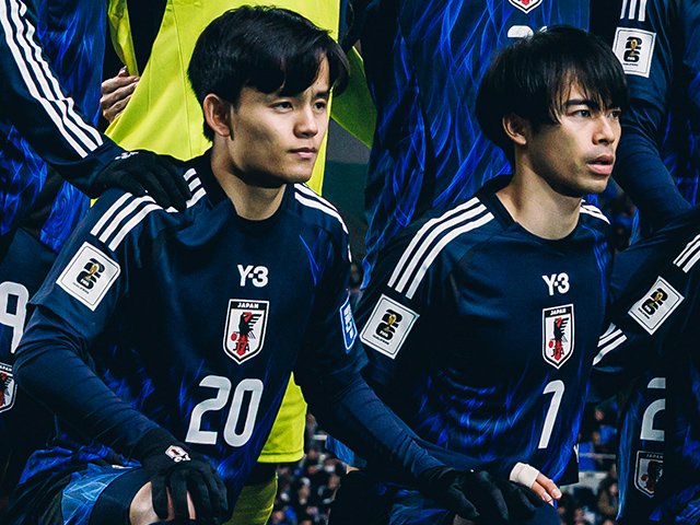 サッカー日本代表Y-3ユニホーム 三笘薫選手 【公式通販】