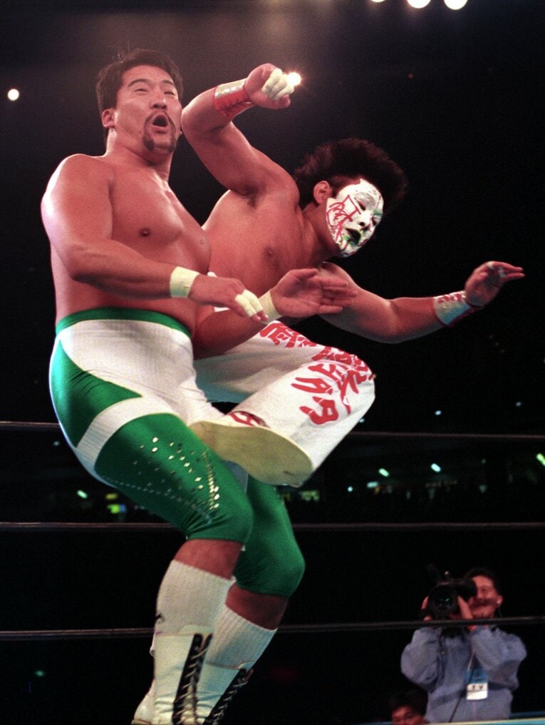 蝶野とムタのダブルタイトル戦はムタが競り勝った