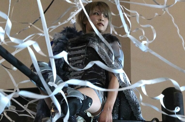 昨年に続く滋賀凱旋興行で1日4試合をこなした安納サオリ ／ photograph by Norihiro Hashimoto