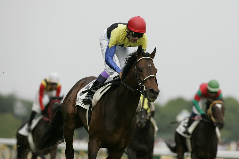 第71回日本ダービーを制したディープインパクトと武豊（2005年）　©︎Tomohiko Hayashi