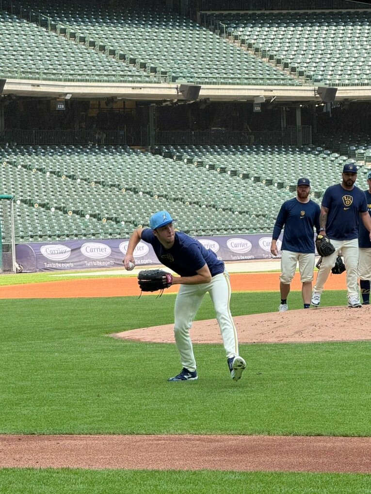 【番記者が撮った“テレビに映らない”大谷＆ドジャース写真】全米注目のミジオロウスキー　©Naoyuki Yanagihara