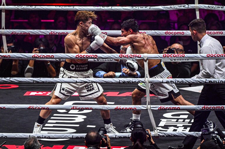 井上尚弥vs.ムロジョン・アフマダリエフ。9月14日、IGアリーナ　©Takuya Sugiyama