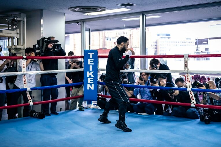 ルイス・ネリの公開練習　©Takuya Sugiyama