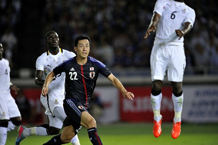 2013年ガーナ戦　©︎Takuya Sugiyama