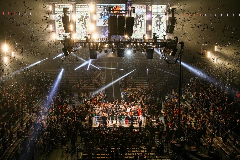 2012年の『DREAM.18 & GLORY 4』で年明けを迎えた瞬間