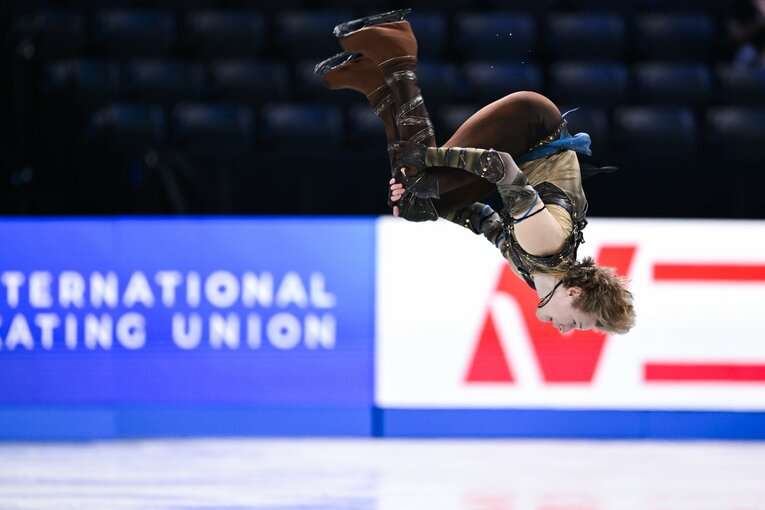 GPファイナルで圧巻の優勝を果たしたイリア・マリニン　©Asami Enomoto