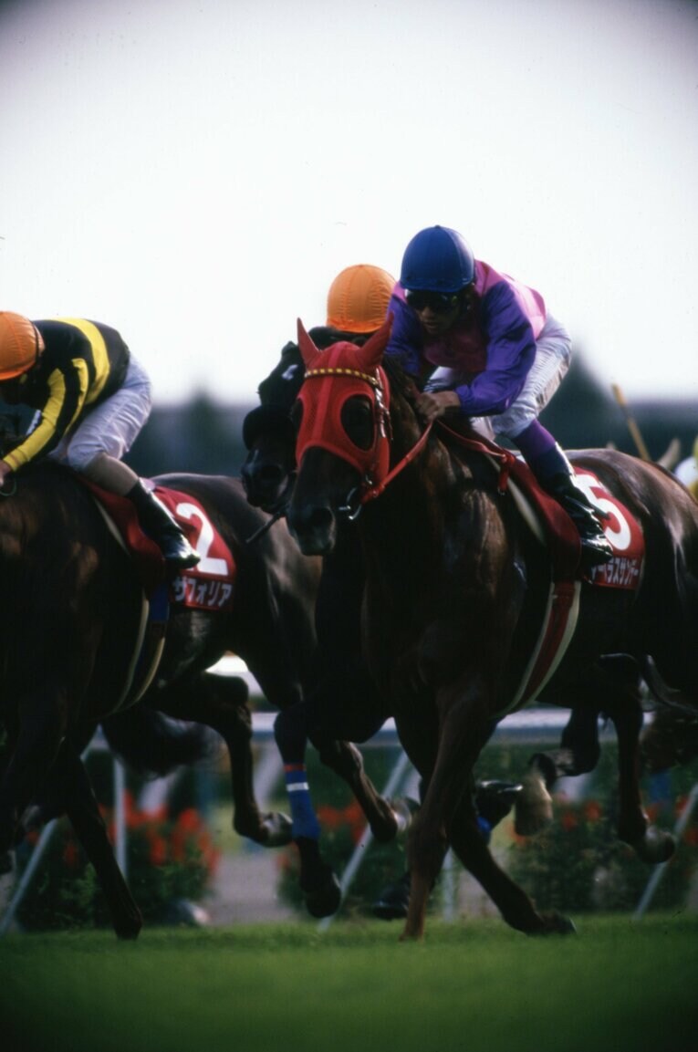 1996年京都大賞典、マーベラスサンデー　©Keiji Ishikawa