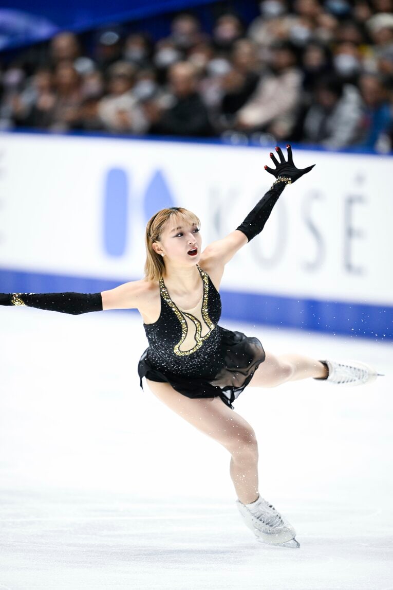 全日本選手権で4連覇を達成した坂本花織　©Asami Enomoto