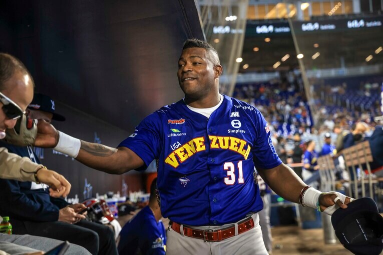 2024年カリビアンシリーズでベネズエラ代表に選出されたプイグ。現在はメキシカンリーグのベラクルスでプレー  ©︎Getty Images