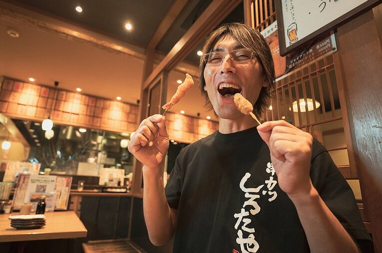 史上最強のフードファイターと言われたジャイアント白田。現役時代の過酷なトレーニングなどについて明かした ／ photograph by Shiro Miyake