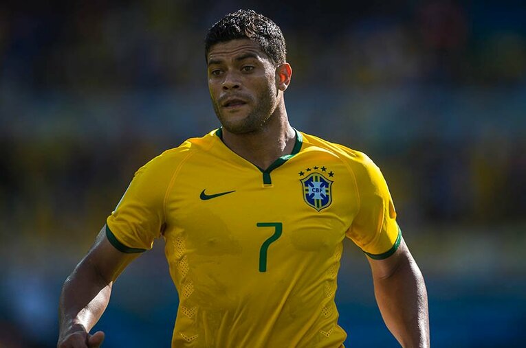 2014年ブラジルW杯でのフッキ。Jリーグとセレソン、ヨーロッパで大暴れした“問題児FW”は今、どうなっている？ ／ photograph by Takuya Sugiyama/JMPA